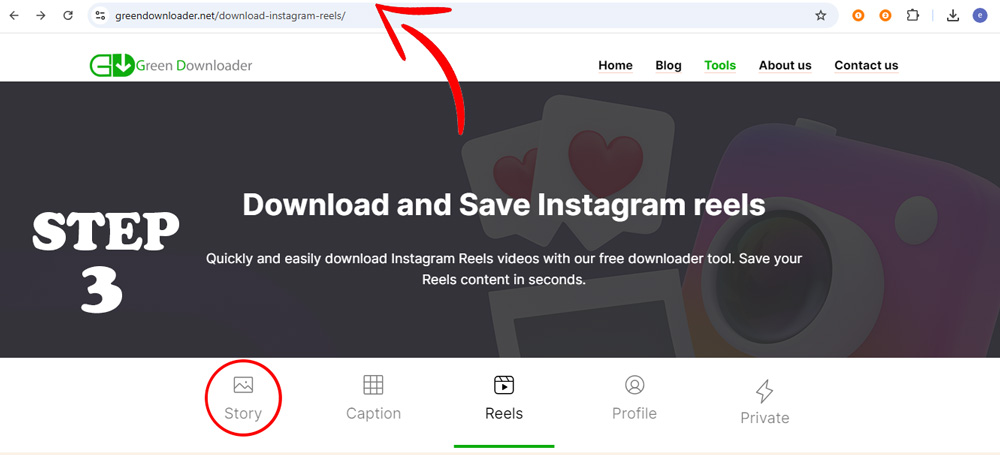 Descargar historias de Instagram